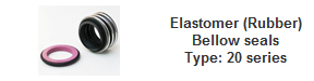 elastomer bellow seal